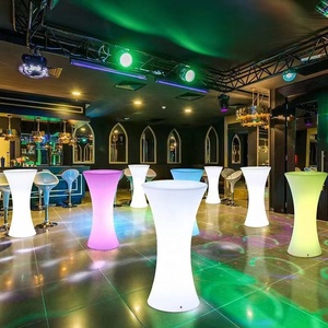 Table lumineuse à télécommande avec 16 couleurs, portable, <span class=keywords><strong>LED</strong></span>, pour <span class=keywords><strong>bar</strong></span> à cocktails, mariage en plein air - Product Image 5