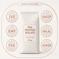 Isolat de protéines de pois à 99 %, poudre végétale, végétalien, sans gluten, sans OGM, pour la prise de masse musculaire et la récupération musculaire