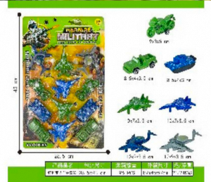 Set di giocattoli militari Wichern, blocchi di costruzione in plastica per bambini dai 5 ai 7 anni, tema trasporti unisex - Product Image 3