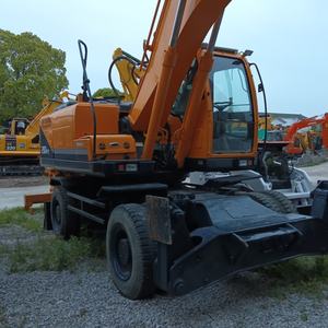 Machines de construction d'excavatrices sur pneus Hyundai 210W-9 d'occasion de marque japonaise en vente directe en Chine - Product Image 5