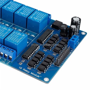 Módulo de Relés de 16 Vías, Placa de Control de 5V 12V con Protección de Optoacoplador y Fuente de Alimentación LM2596 - Product Image 3