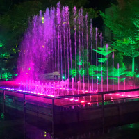 Fontaine musicale et dansante extérieure personnalisée en acier inoxydable de qualité supérieure, marque DEWY, garantie 5 ans, 110-240V, pour parcs et centres commerciaux