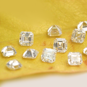 Starsgem Asscher ตัดระยะประชิดขนาดห้องปฏิบัติการปลูกเพชร HPT CVD DEF สี VVS ชัดเจนสำหรับเครื่องประดับที่ดีแหวนหมั้น - Product Image 1