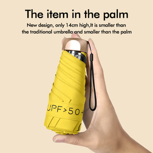Thời trang ô viên nang Túi xách tay mini UV bảo vệ 5 gấp nhỏ gọn không ướt Sun <span class=keywords><strong>Umbrella</strong></span> <span class=keywords><strong>20</strong></span> trong Mini pocket <span class=keywords><strong>umbrella</strong></span> - Product Image 4