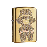 ZORRO/Zorro ZL-BLT2-29 Briquet à kérosène de poche de deuxième génération, original, incrusté de laiton, style ethnique, résistant au vent, haut de gamme