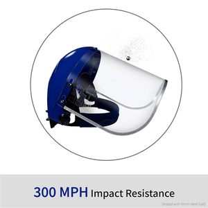 Visiera Protettiva Trasparente FC48 20*40cm, Spessore 1.0mm, Anti-Schizzi e Anti-Graffio, in Materiale PC per Casco di Sicurezza - Product Image 4