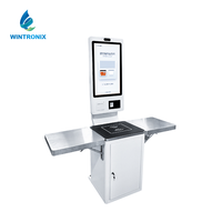 Caisse enregistreuse libre-service numérisation paiement Cash Alipay Machine de commande Kiosque libre-service pour restaurant