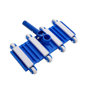 Cabezal de Aspiradora Flexible para Piscinas, Limpiador <span class=keywords><strong>Manual</strong></span> <span class=keywords><strong>con</strong></span> Cerdas Resistentes a la Corrosión para Piscinas Enterradas y Elevadas - Product Image 1