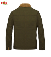 Hommes 2021 hiver Bomber chaud fourrure armée intérieure couleur verte doudounes pour la vente en gros