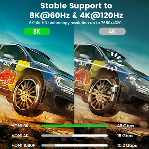 Cable <span class=keywords><strong>HDMI</strong></span> SYONG 8K60Hz, 6FT 4K120Hz 48Gbps Ultra HD, HDR Dinámico, eARC, Dolby Atmos, PARA <span class=keywords><strong>PlayStation</strong></span> 5, Xbox Series X, televisores Samsung - Product Image 4