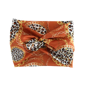 Nouveau Bandeau Large en Tissu Élastique Noué, Imprimé Coloré, Accessoire Cheveux Femme, Turban Sportif - Product Image 2