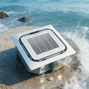 Unité de ventilo-convecteur à cassette à eau glacée basse température pour un refroidissement latente élevé et une déshumidification dans les climats à forte <span class=keywords><strong>humidité</strong></span> - Product Image 3