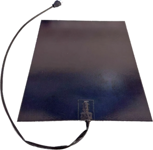 แผ่นทำความร้อนต้านทานซิลิโคนแบบกำหนดเองได้รับการรับรอง CE ROHS พร้อมเทป PSA และรูสำหรับเครื่องพิมพ์3D เตียงร้อน - Product Image 6