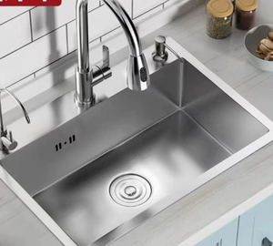 Évier de cuisine en acier inoxydable à cuve unique, qualité 304 - Product Image 1