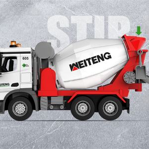 605A 1/14 11-channels <b>Remote</b>-<b>controlled</b> Mixer <b>Truck</b> Hot Selling Simulation Engineering RC <b>Truck</b> 2.4G - Product Image 6