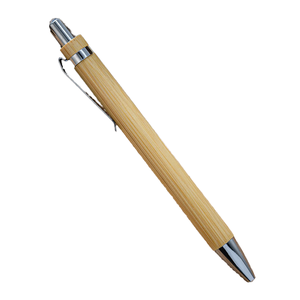 ปากกาลูกลื่นไม้ไผ่แบบเรียบง่าย พร้อมโลโก้และลายเซ็นตามสั่ง ราคาประหยัด โปรโมชั่นพิเศษ เป็นมิตรกับสิ่งแวดล้อม - Product Image 3