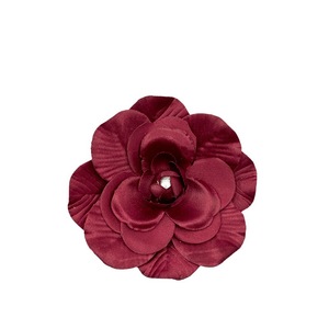 Broche Fleur de Camélia en Tissu Faite à la Main pour Femme, Usage Quotidien, Centre en Perle, Accessoire Floral 3D - Product Image 5