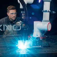 Bras de robot de soudage articulé à 6 axes de 3 kg, cobot de haute précision avec guidage manuel