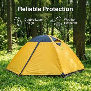 Tente de toit portable double couche, une chambre, en tissu Oxford, imperméable, quatre saisons, installation rapide, pour camping en plein air, plage, alpinisme - Product Image 2