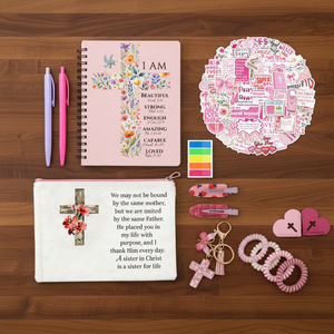 Paquete Personalizado <span class=keywords><strong>de</strong></span> Regalo Cristiano, Kit <span class=keywords><strong>de</strong></span> Estudio Bíblico, Bolsa <span class=keywords><strong>de</strong></span> Regalo Bíblica, Regalo <span class=keywords><strong>de</strong></span> Pascua para la Fe, Papelería Religiosa, Regalo Cristiano - Product Image 6