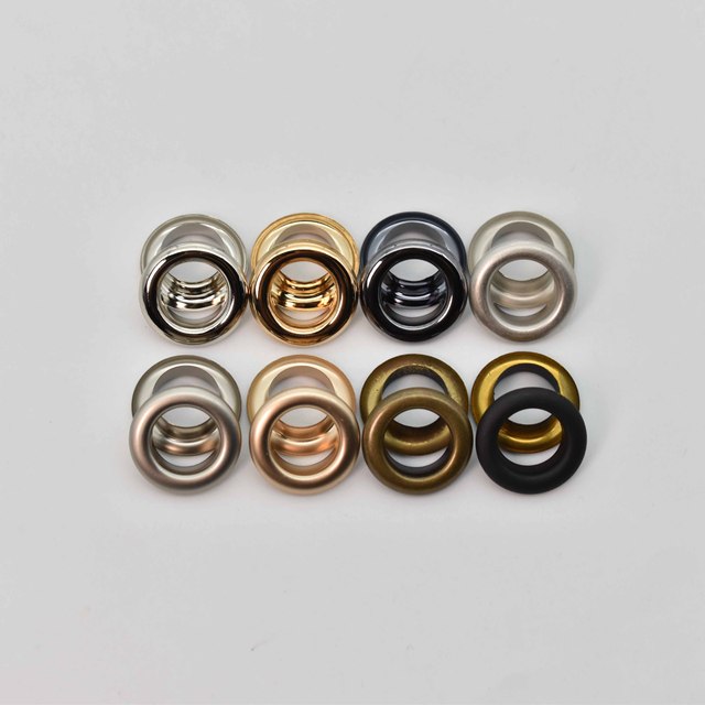 Multi-color Grommets Eyelet  Designer Custom Shape Round Flat Eyelets Metal for Buckle Belt/Garment,/luggage/clothing