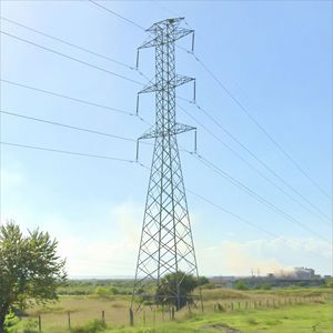Pylônes Métalliques Électriques Galvanisés à Chaud Q355B en Acier Structurel Haute Résistance, Treillis Double Circuit, Tour de 40m - Product Image 1