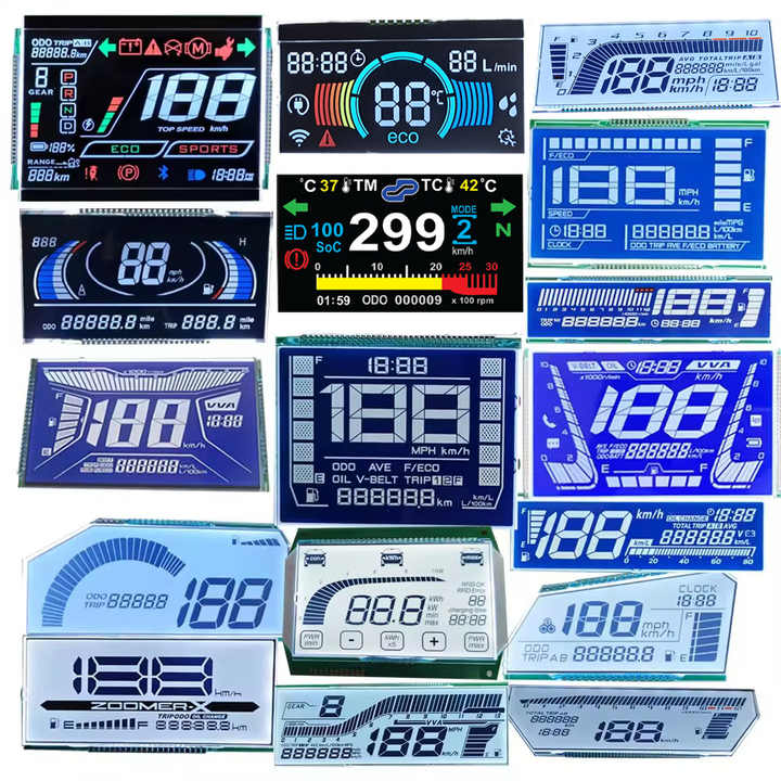 Waterproof Motorcycle Digital Speedometer 7 inch + Digital Odometer for ...