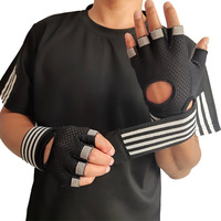 Gants de sport de plein air pour hommes et femmes, respirants, antidérapants, demi-doigts, pour la musculation, le cyclisme et la moto