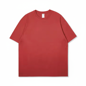 Camiseta Informal Extra Grande para Hombre, 100% Algodón, Lisa, con Impresión de Logotipo Personalizado, Transpirable, Ecológica, Cuello Redondo, Tejido de Punto 200, en Promoción - Product Image 1