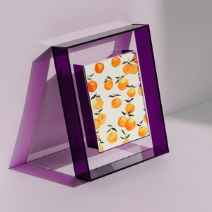 Marco de Fotos Acrílico Personalizado OEM, Marco Transparente de Sobremesa, Soporte de Exhibición Flotante <span class=keywords><strong>para</strong></span> Fotos de 4x6, 5x7, 6x8, 8x10 - Product Image 2