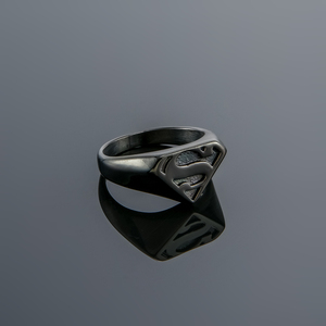 Anello in argento con scritta iniziale ed anello uomo stile personalizzato stile uomo - Product Image 5