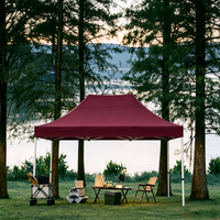 Tente de réception pliante d'extérieur 3x4m en tissu Oxford, auvent pop-up simple, promotionnel et personnalisable