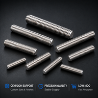 ASTM A193 B8 B16 Stud Bolt Thread Rod Plain 304 Stainless Steel DIN976 Standard M8 Thread Hex Bolt Type