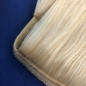LXT5Wholesale Natural Virgin Bandit Real Russian Remy Ukrain Keratin Machine Extensiones de cabello de doble trama - Product Image 3