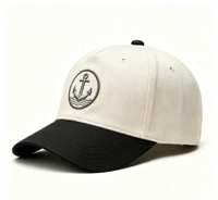 Gorra de Béisbol Clásica Personalizada con Bordado 3D, Logotipo a Color, 5 Paneles, Imagen, Dos Tonos, Deportiva, Unisex, Casual, Streetwear
