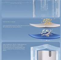Purificateur d'eau à osmose inverse 100G avec affichage numérique et indicateur de durée de vie du filtre, à installer sous l'évier, prix usine abordable