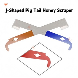 Thép không gỉ <span class=keywords><strong>J</strong></span> móc ong công cụ <span class=keywords><strong>Hive</strong></span> với dễ dàng khung nâng lên, mật ong scraper tùy chỉnh màu sắc: xanh/vàng/xanh, cam, vv - Product Image 3