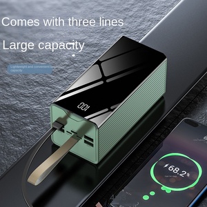 Batterie Externe Grande Capacité 50000mAh 60000mAh Charge Rapide <span class=keywords><strong>Powerbank</strong></span> <span class=keywords><strong>100000</strong></span> <span class=keywords><strong>mAh</strong></span> 22.5W avec Câbles Intégrés Batterie Externe 80000mAh 100000mAh - Product Image 3