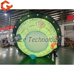 Pallone Gonfiabile Gigante a Forma di <span class=keywords><strong>UFO</strong></span> con Luci LED Disco Volante Gonfiabile per Eventi - Product Image 4