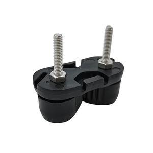 Abrazadera de Cuerda de 48 mm, Negra, Roja, Gris, con Rodamiento de Nylon, Repuesto para Ancla de Barco - Product Image 3