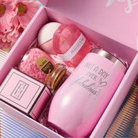 Coffret Cadeau de Rétablissement Personnalisable et Unique pour Femmes avec Tasse et Bougie Roses, Nouveauté 2023 – Lot de 7 Pièces pour Anniversaire et Bien-être