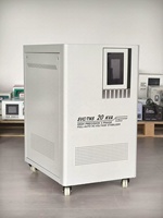 Stabilisateur de tension automatique triphasé en cuivre AC 380V 20kva 30kva TNS SVC à commande par servomoteur pour équipement industriel