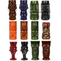 Personnalisé 3D Maya Chef Vintage Tasses En Céramique Unique Creative Cocktail Bar Partie Unique Verre À Cocktail Hawaii TIKI Tasse À Vin