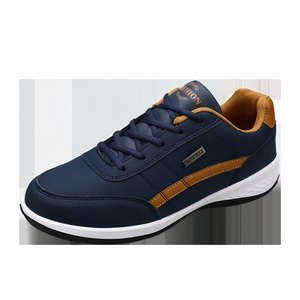 Chaussures plates à lacets pour hommes de qualité supérieure, amorties, idéales pour la sécurité, le fitness, la marche, les loisirs et l'exercice, avec un style de marche décontracté. - Product Image 3