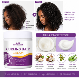 Crème <span class=keywords><strong>Coiffante</strong></span> Personnalisée OEM ODM à Faible MOQ – La Meilleure Crème Hydratante et Définissante pour <span class=keywords><strong>Cheveux</strong></span> <span class=keywords><strong>Bouclés</strong></span> – Traitement Capillaire - Product Image 4