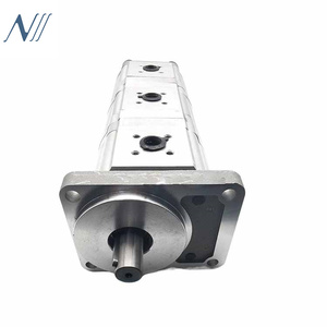 Repuesto Directo de Fábrica: Bomba Hidráulica de Triple Engranaje para Excavadora y Camión, Compatible con Shimadzu - Product Image 1