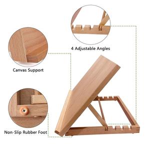 BOMEIJIA bois de hêtre <span class=keywords><strong>A2</strong></span>/A3 4 positions réglable Art <span class=keywords><strong>Table</strong></span> à <span class=keywords><strong>dessin</strong></span> artiste planche à <span class=keywords><strong>dessin</strong></span> pour artistes - Product Image 6