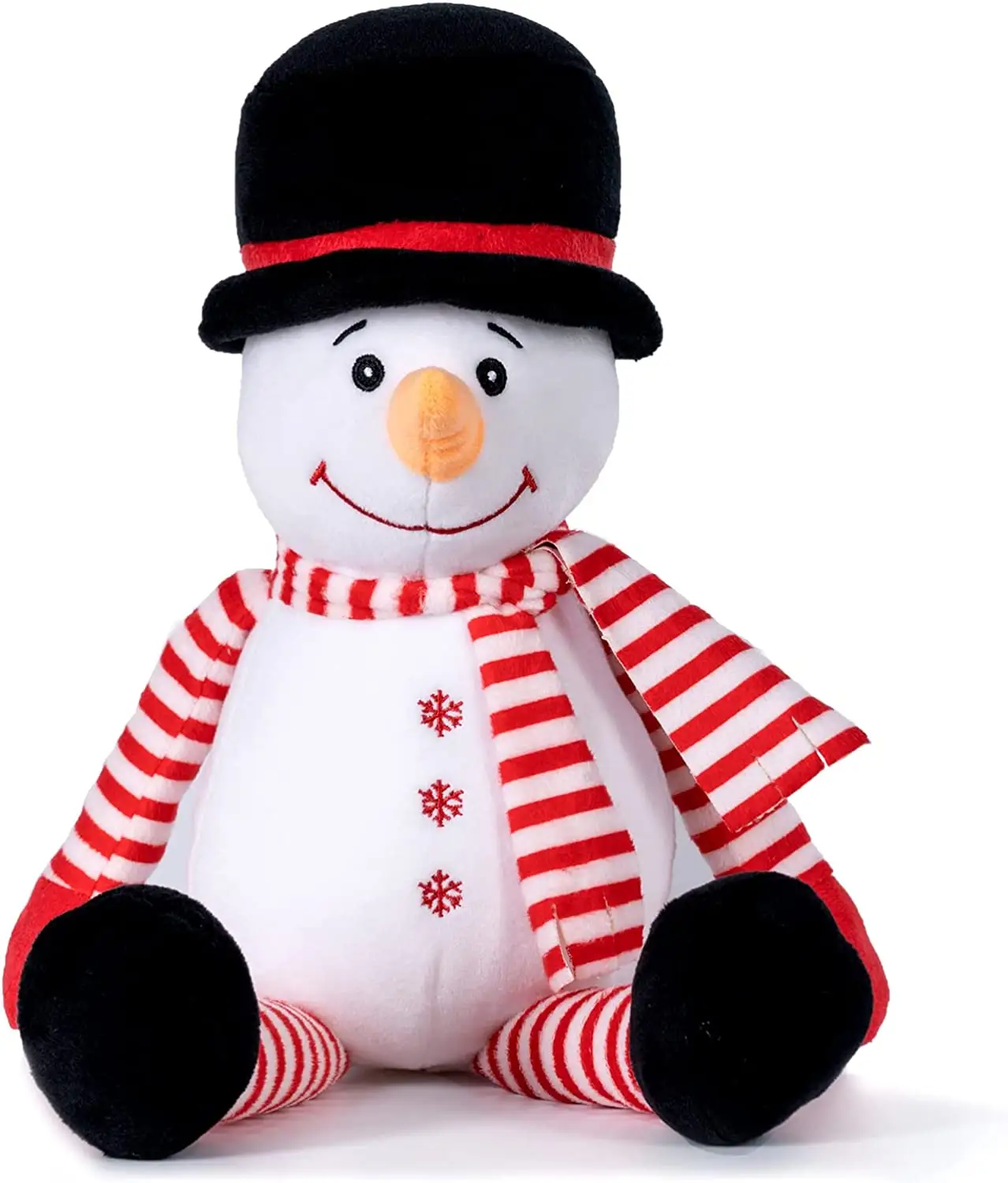 2023 Hot Verkopen Best Gemaakte Gepersonaliseerde High-End Eco-Vriendelijke Kinderen Speelgoed Kerst Santa Claus Pluche Sneeuwpop Knuffel