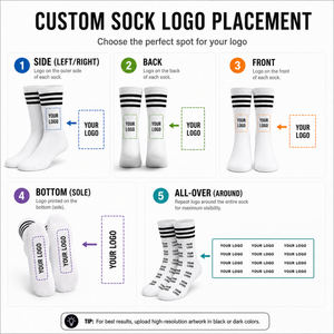Chaussettes en coton de haute qualité en gros, personnalisables avec logo OEM, sublimation 360°, pour hommes et femmes, faible MOQ, personnalisées - Product Image 5