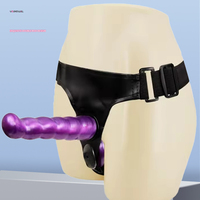 New Design Wearable Strap on Dildo Harness Kit für Frauen Enthält realistischen Silikon dildo und verstellbaren Unterwäsche dildo